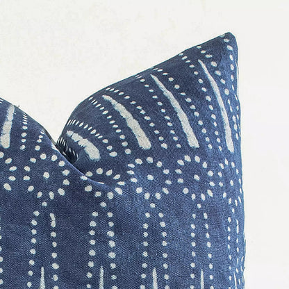 Indigo Handmade Canvas Cushion Cover for Living Room