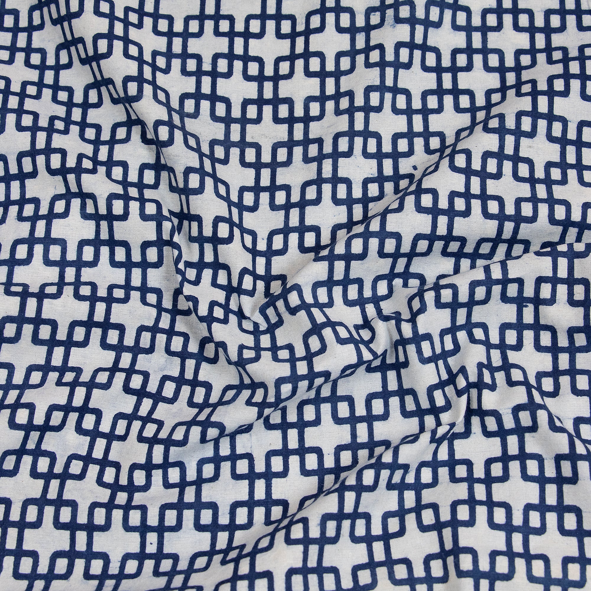 Indigo Material Fabric 100% Cotton