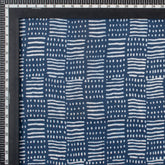 Indigo Organic Cotton Blue Canvas Material Fabric
