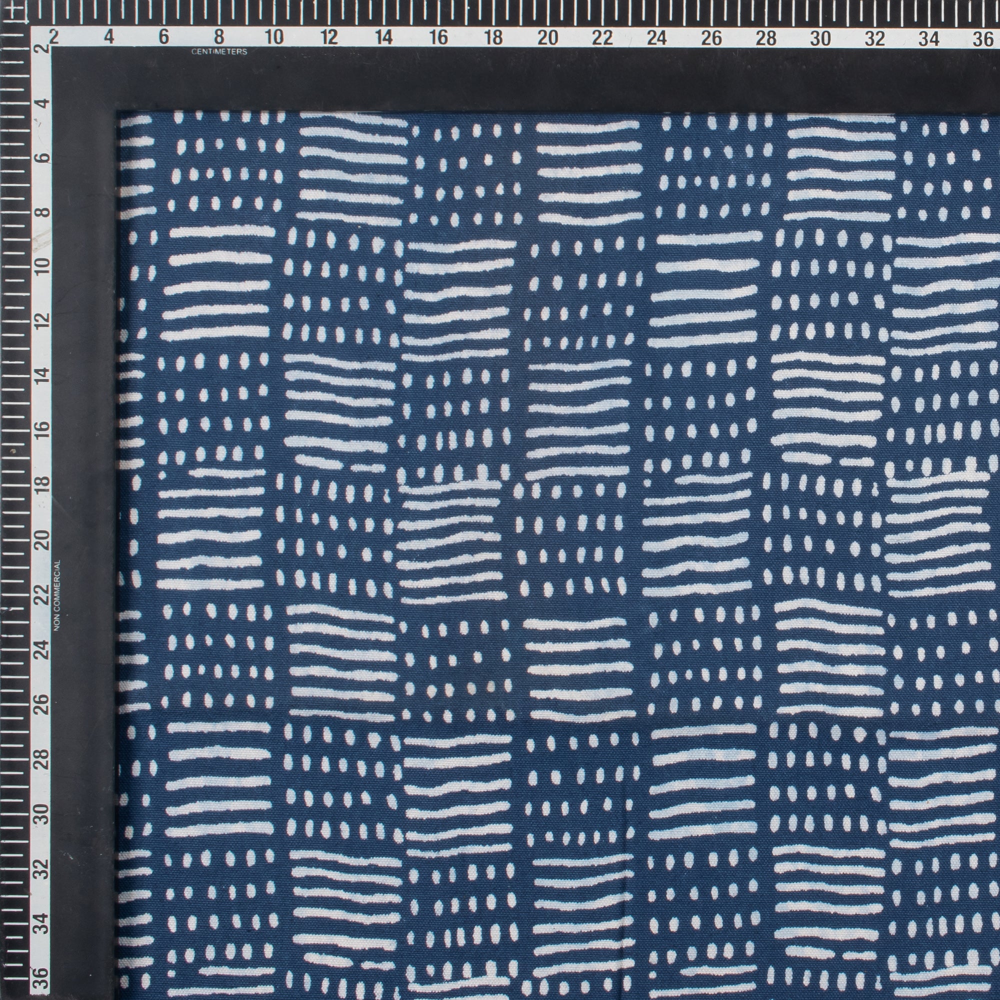 Indigo Organic Cotton Blue Canvas Material Fabric