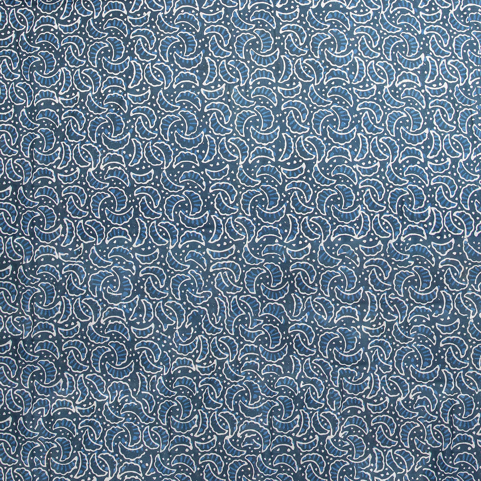 Indigo Organic Natural Cotton Fabric