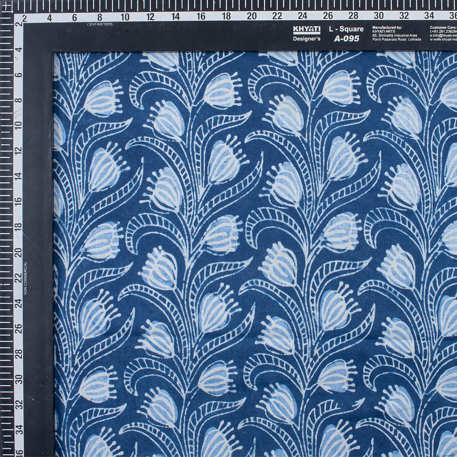 Indigo Print 100% Pure Cotton Fabric