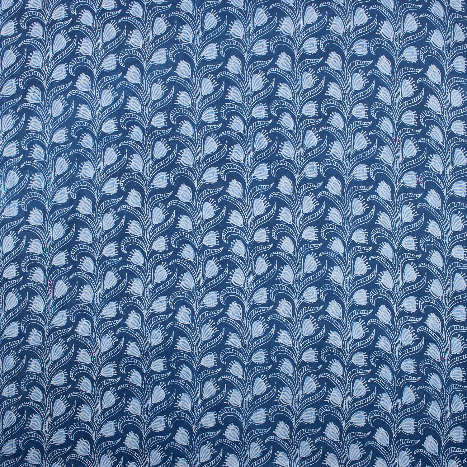 Indigo Print 100% Pure Cotton Fabric