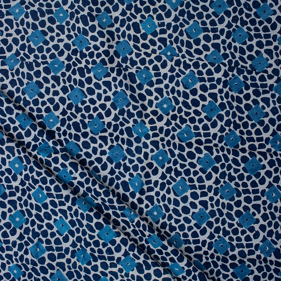 Indigo Print Cotton Fabric