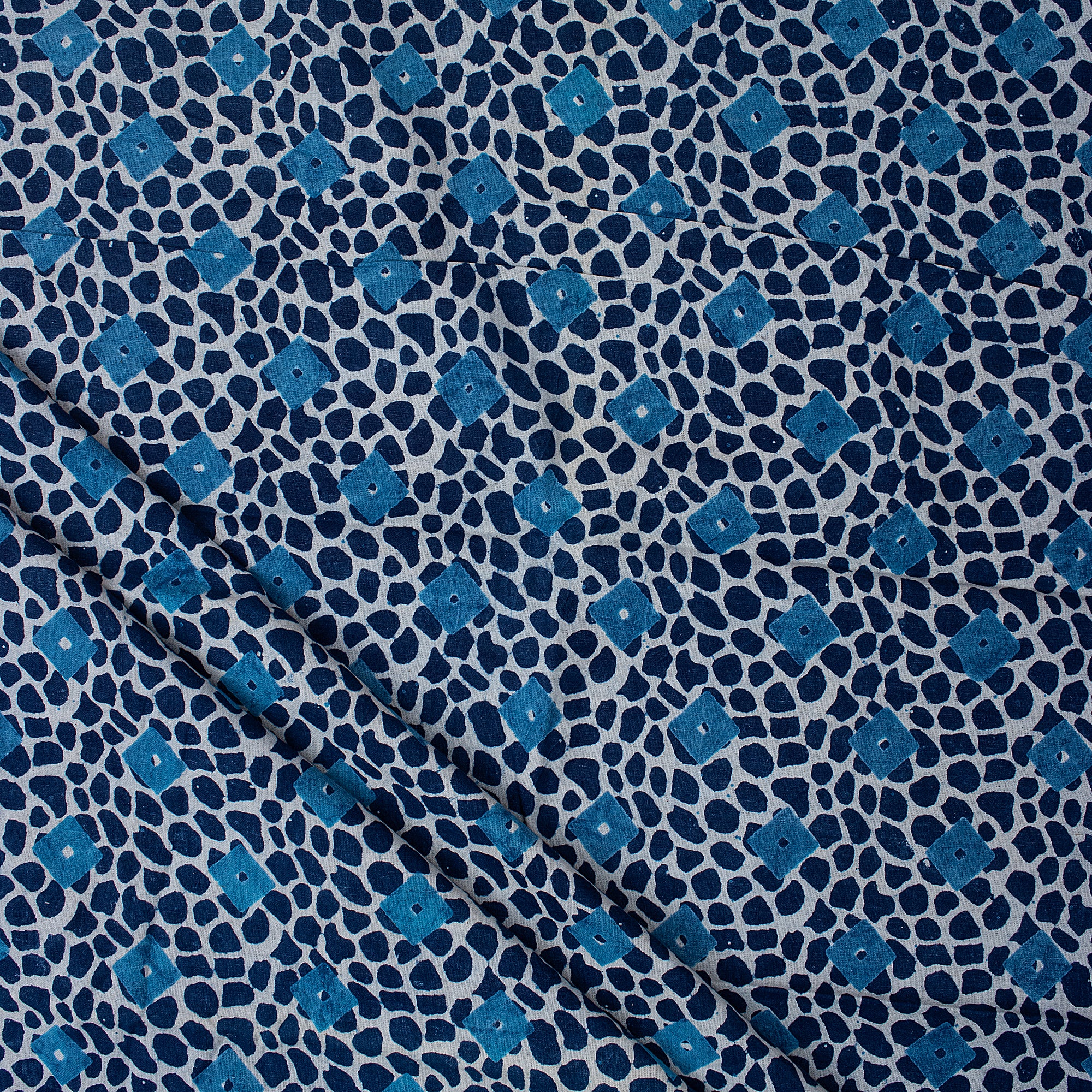 Indigo Print Cotton Fabric