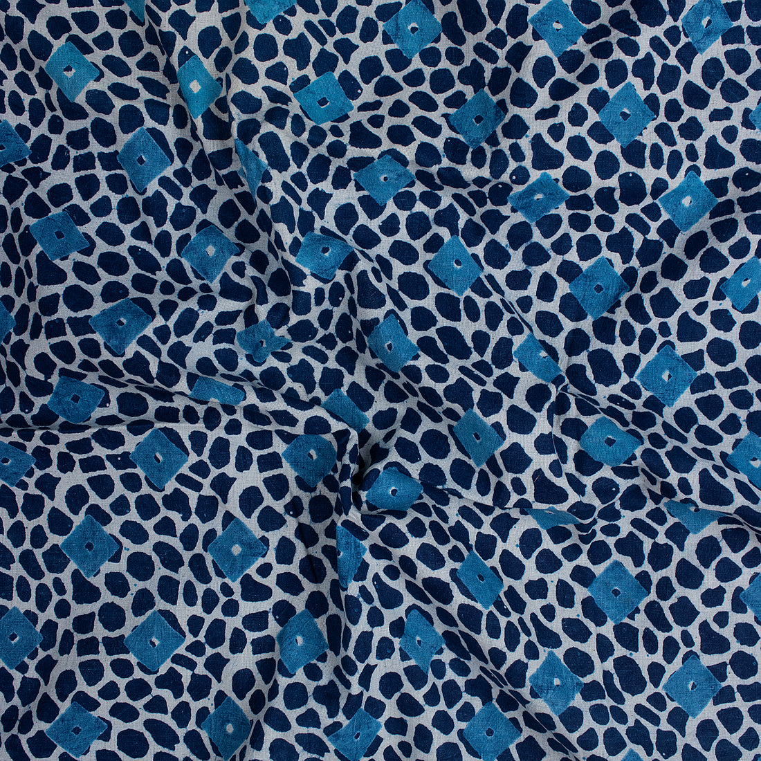 Indigo Print Cotton Fabric