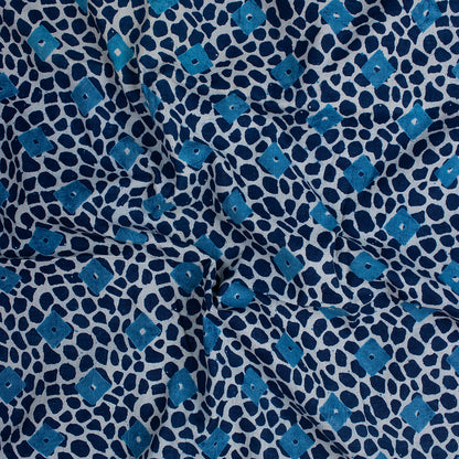 Indigo Print Cotton Fabric