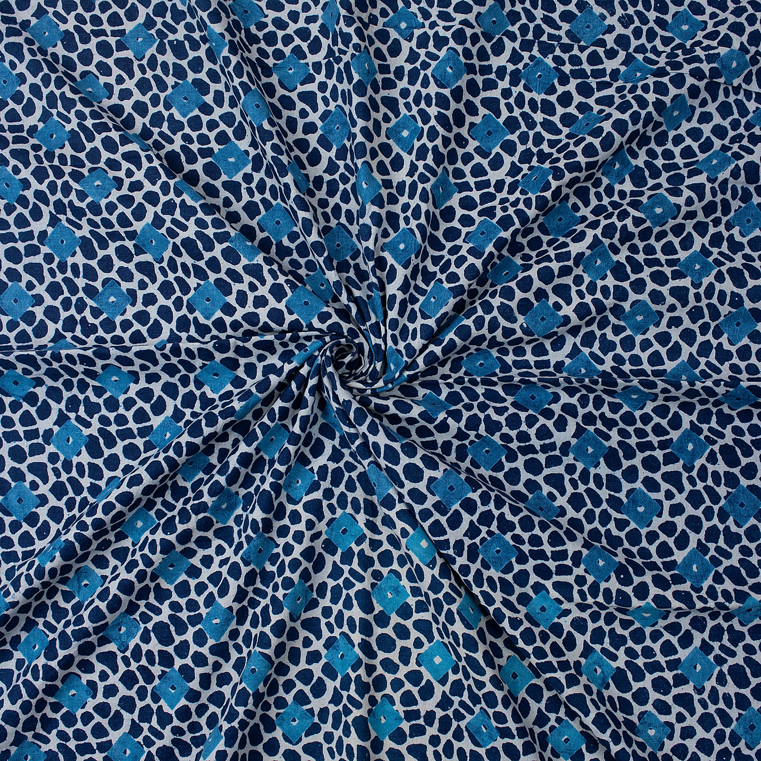 Indigo Print Cotton Fabric