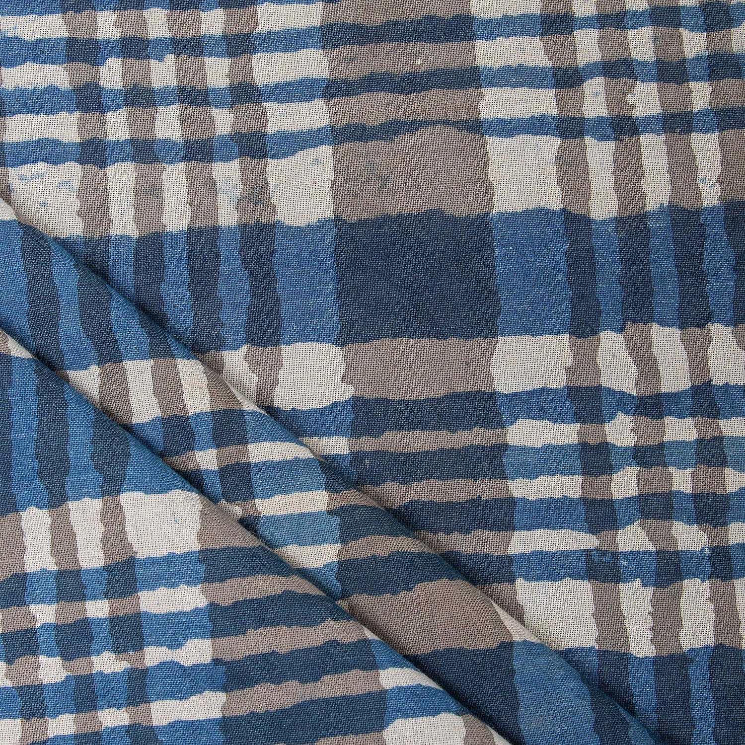 Indigo Printed cotton Fabric