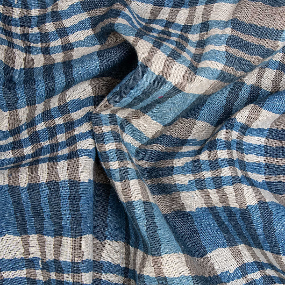 Indigo Printed cotton Fabric