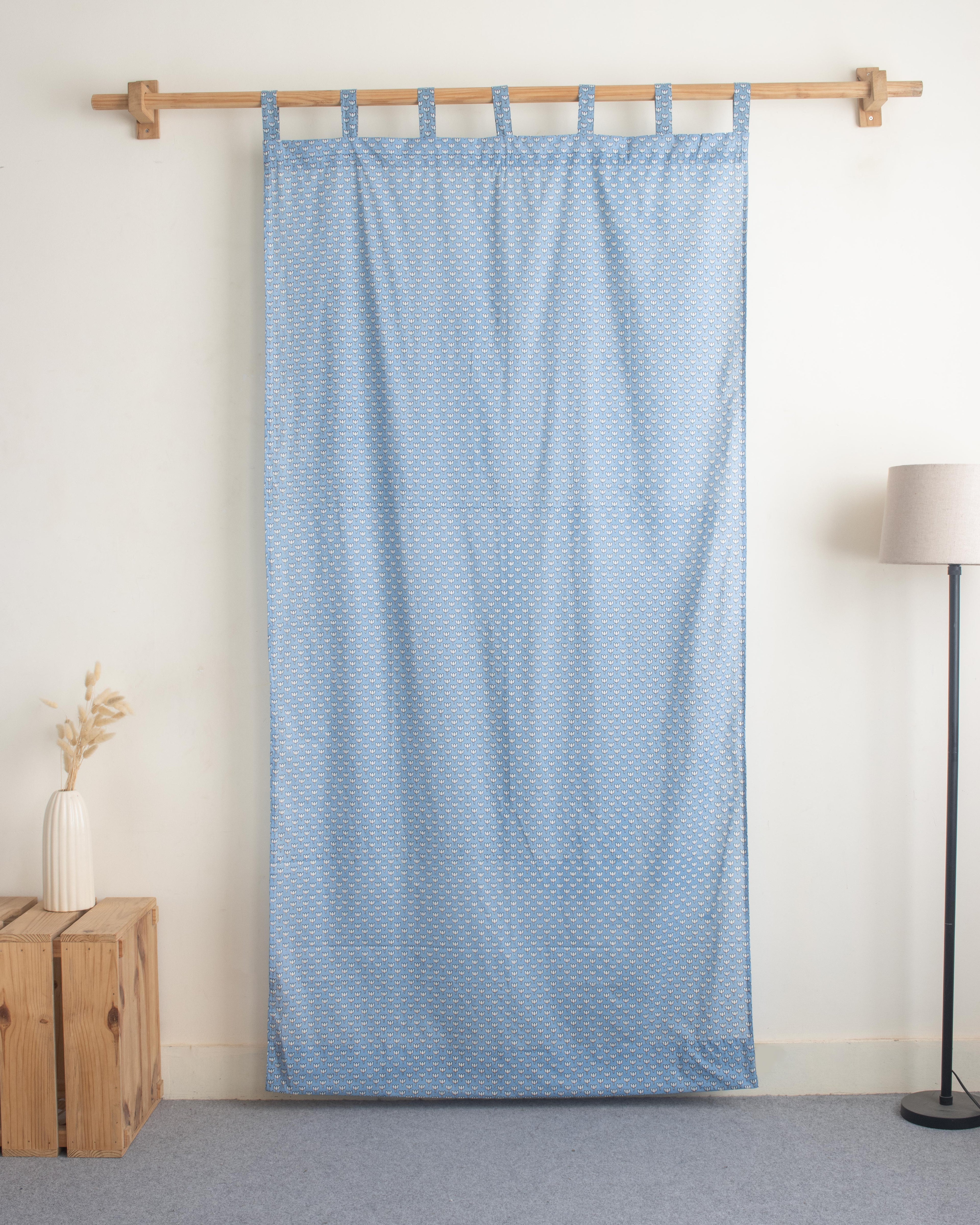 Jaipur Block Printed Cotton Cafe Drapes Curtains
