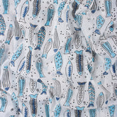 Jaipur Prints Fish Design Soft Cotton Fabric