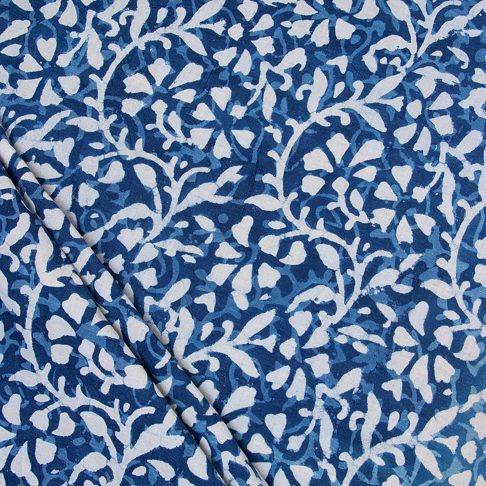 Jaipuri Indigo Jaal Print Soft Cotton Fabrics