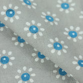 Kashish Floral Hand Block Printed Cotton Fabric