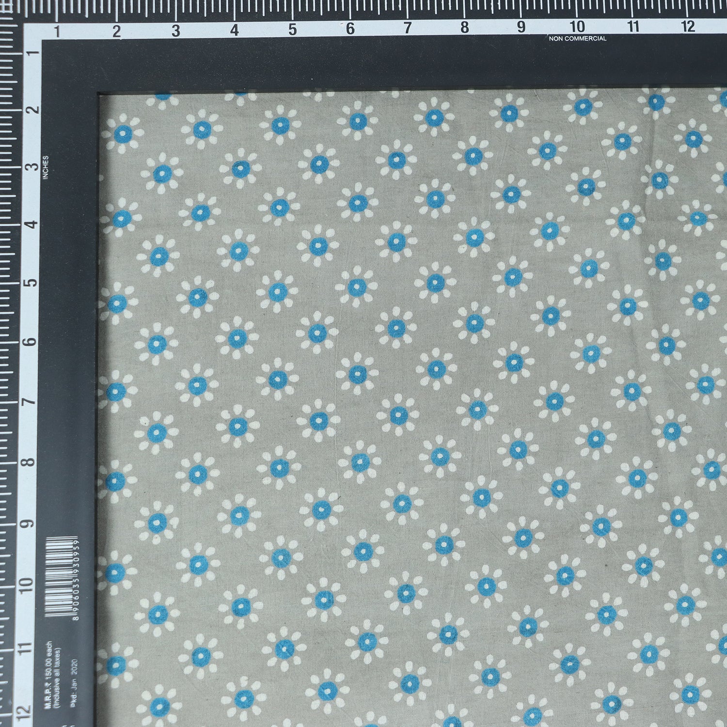 Kashish Floral Hand Block Printed Cotton Fabric