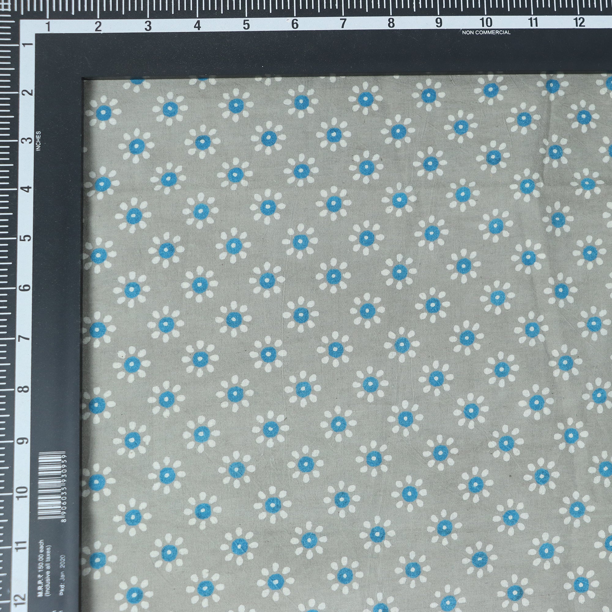 Kashish Floral Hand Block Printed Cotton Fabric