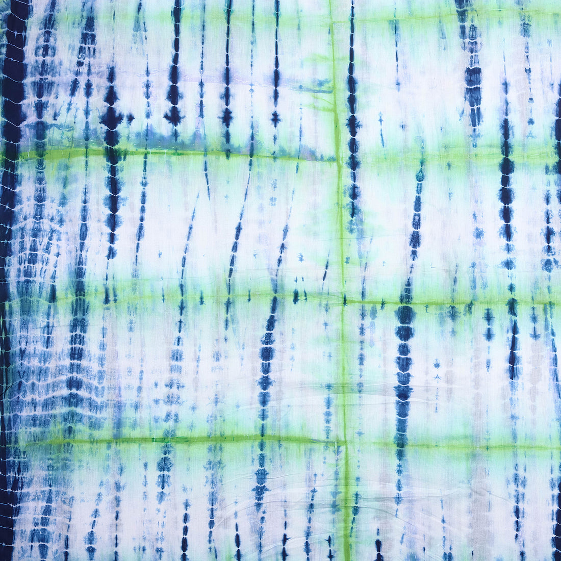 Light Green Tie and Dye Shibori Fabric