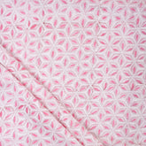 Light Pink Hand Block Print Fabric Online