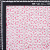 Light Pink Hand Block Print Fabric Online