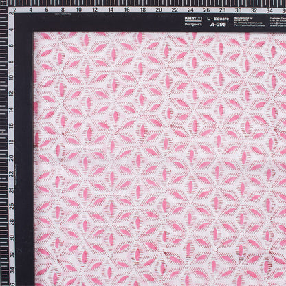 Light Pink Hand Block Print Fabric Online