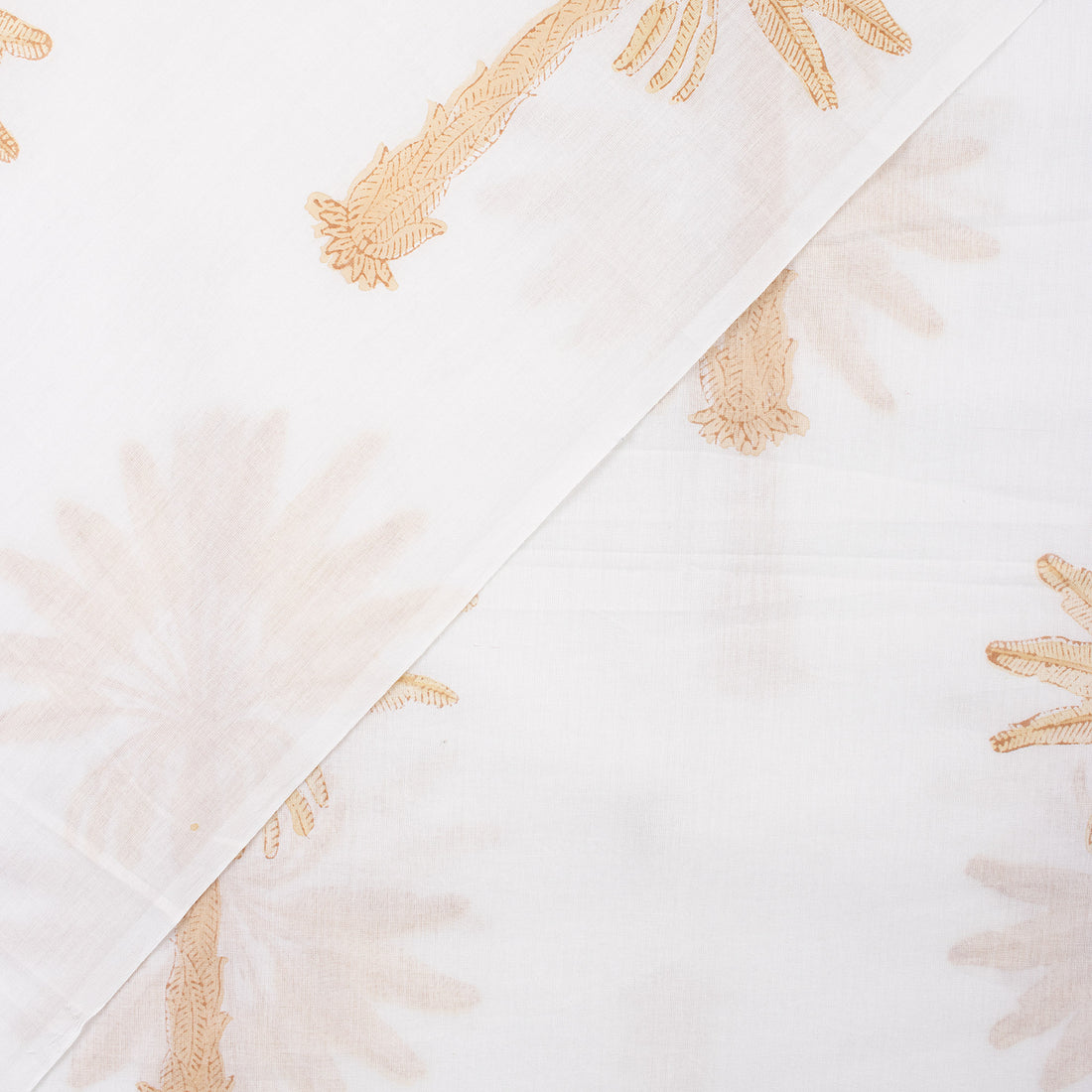 Light Pink Indian Block Print Fabric 