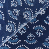 Light Weighted Floral Dabu Hand Block Print Fabric