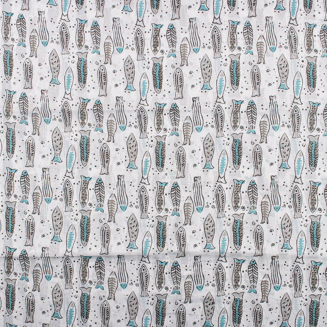 Light Weighted Hand Block Print Cloth Fabric