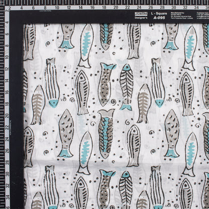 Light Weighted Hand Block Print Cloth Fabric