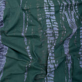 Luxurious Green Tie Dye Shibori Vegetable Dyed Fabric