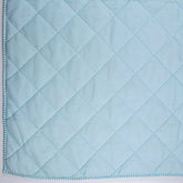 Luxurious Sky Blue Soft Reversible Machine Cotton Quilt