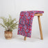 Luxury Hand Block Floral Print Pure Kantha Fabric By The Yard