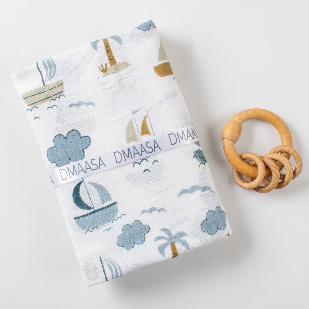 New Hand Block Printed Soft Cotton Baby Swaddle Wrap