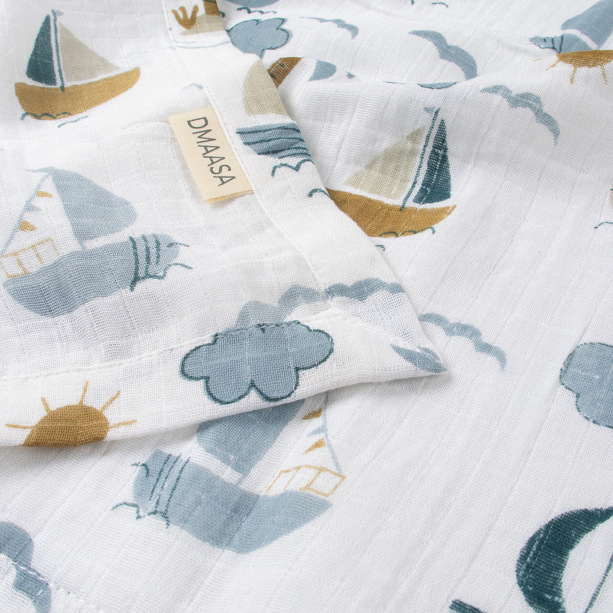 New Hand Block Printed Soft Cotton Baby Swaddle Wrap