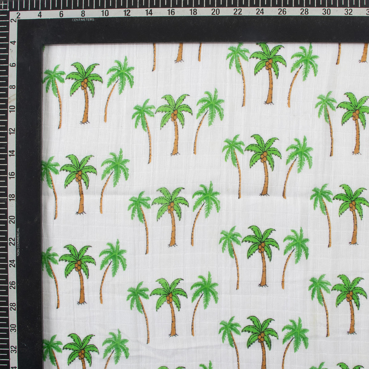 Palm Tree Printed Organic Cotton Newborn Swaddle Wrap