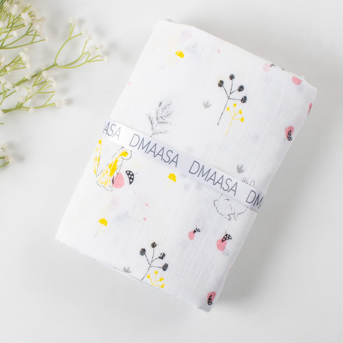 New Organic Cotton Printed Soft Baby Swaddle Wrap For Newborn