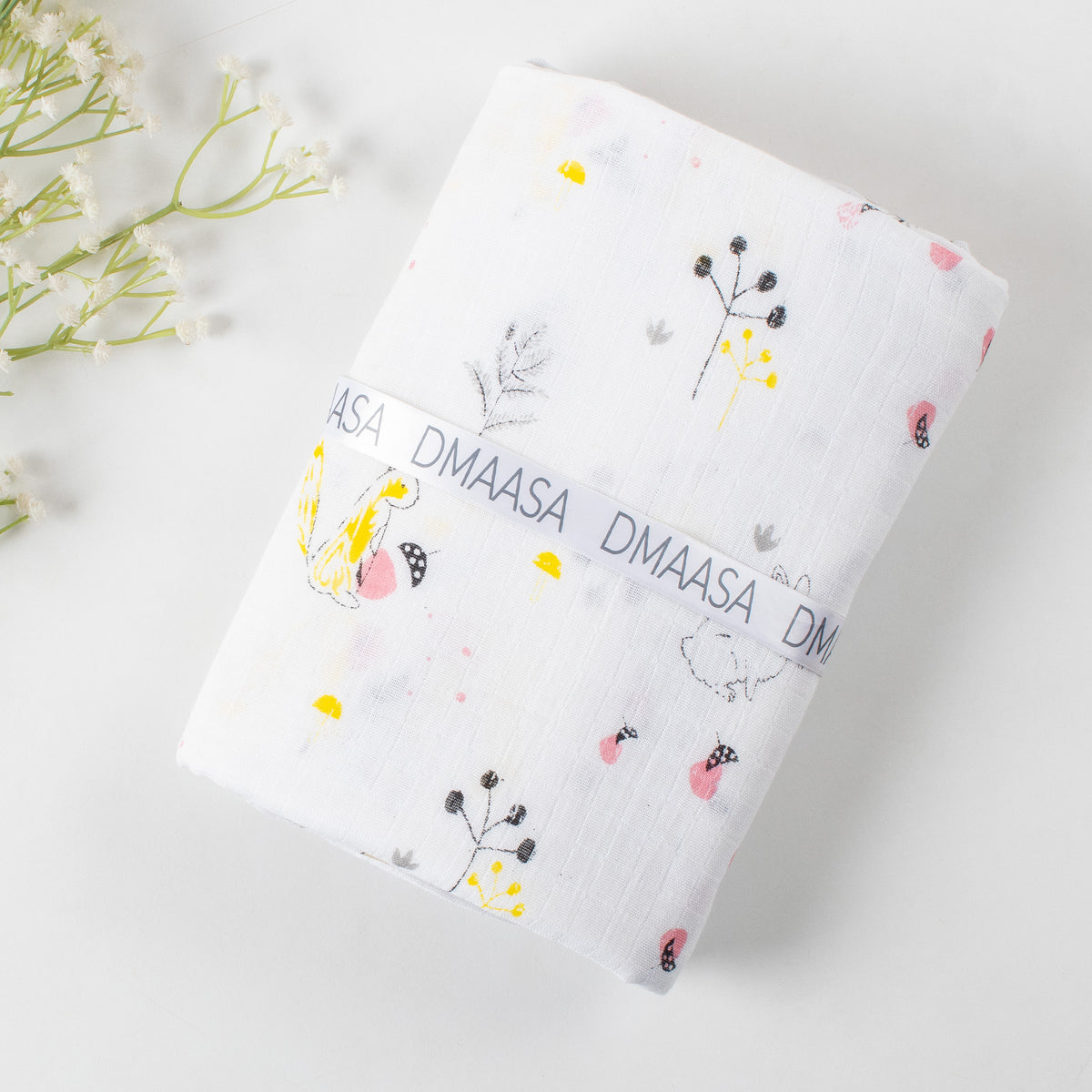 New Organic Cotton Printed Soft Baby Swaddle Wrap For Newborn