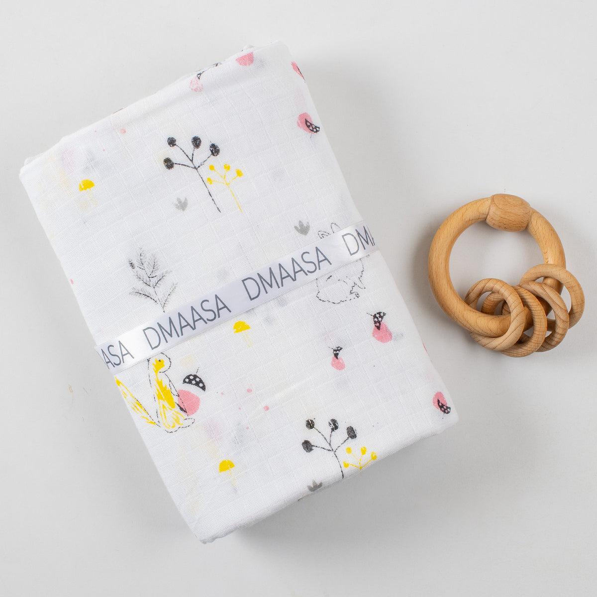 New Organic Cotton Printed Soft Baby Swaddle Wrap For Newborn