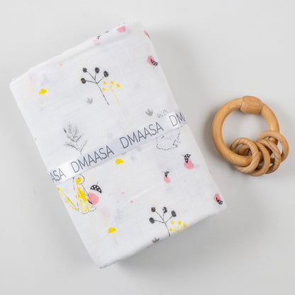 New Organic Cotton Printed Soft Baby Swaddle Wrap For Newborn