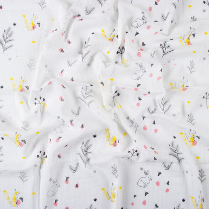 New Organic Cotton Printed Soft Baby Swaddle Wrap For Newborn