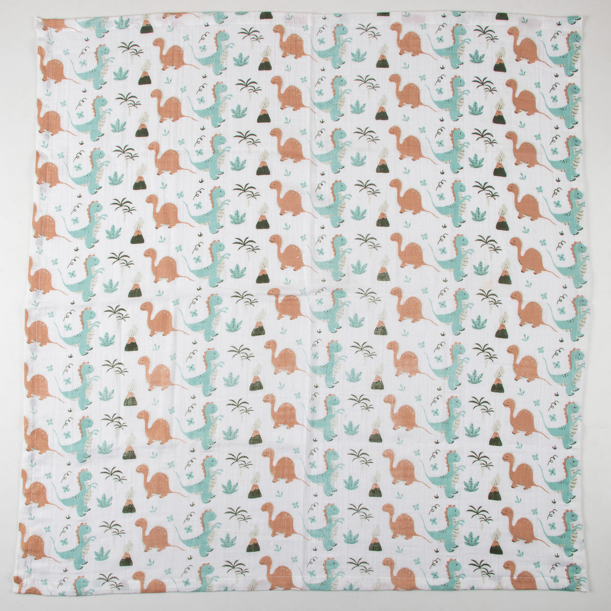 Animal Printed Cotton Muslin Baby Swaddle For Newborn