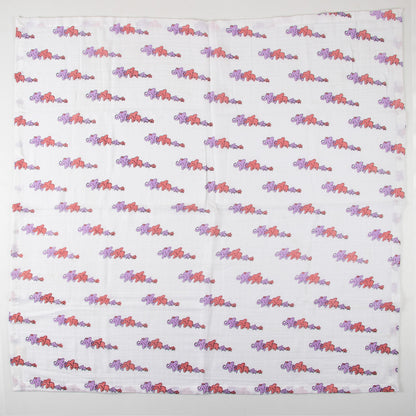 Elephant Printed Soft Breathable Cotton Baby Wrap