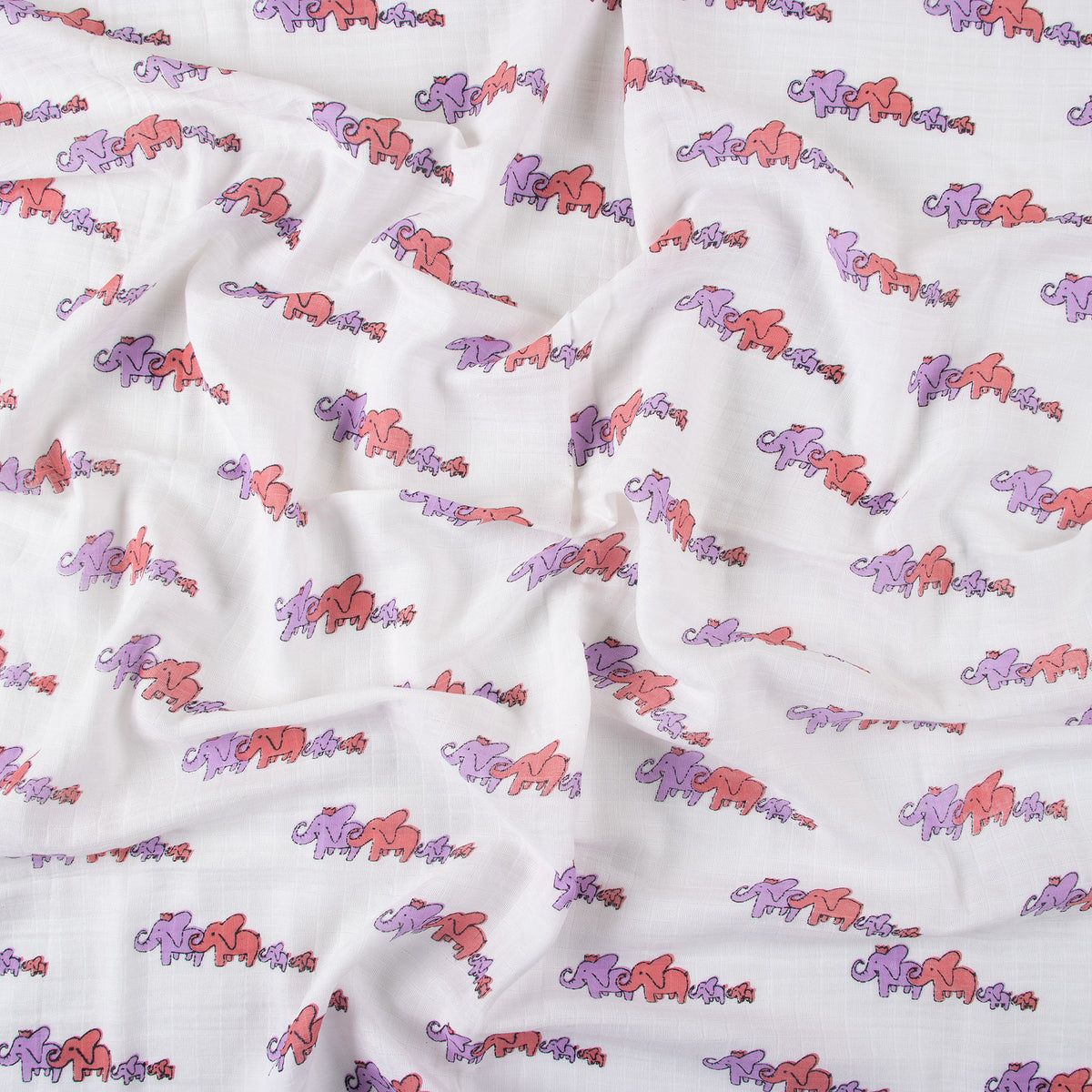 Elephant Printed Soft Breathable Cotton Baby Wrap