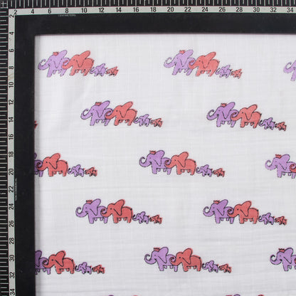 Elephant Printed Soft Breathable Cotton Baby Wrap
