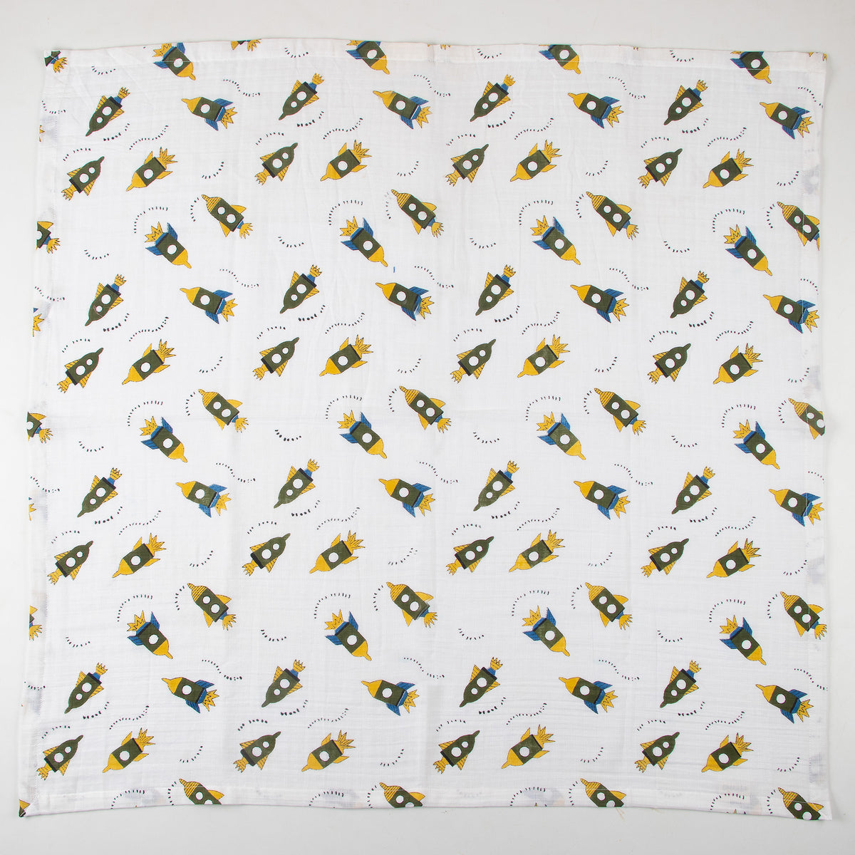 Oragnic Hand Block Printed Cute Soft Swaddle Baby Warp For Gift