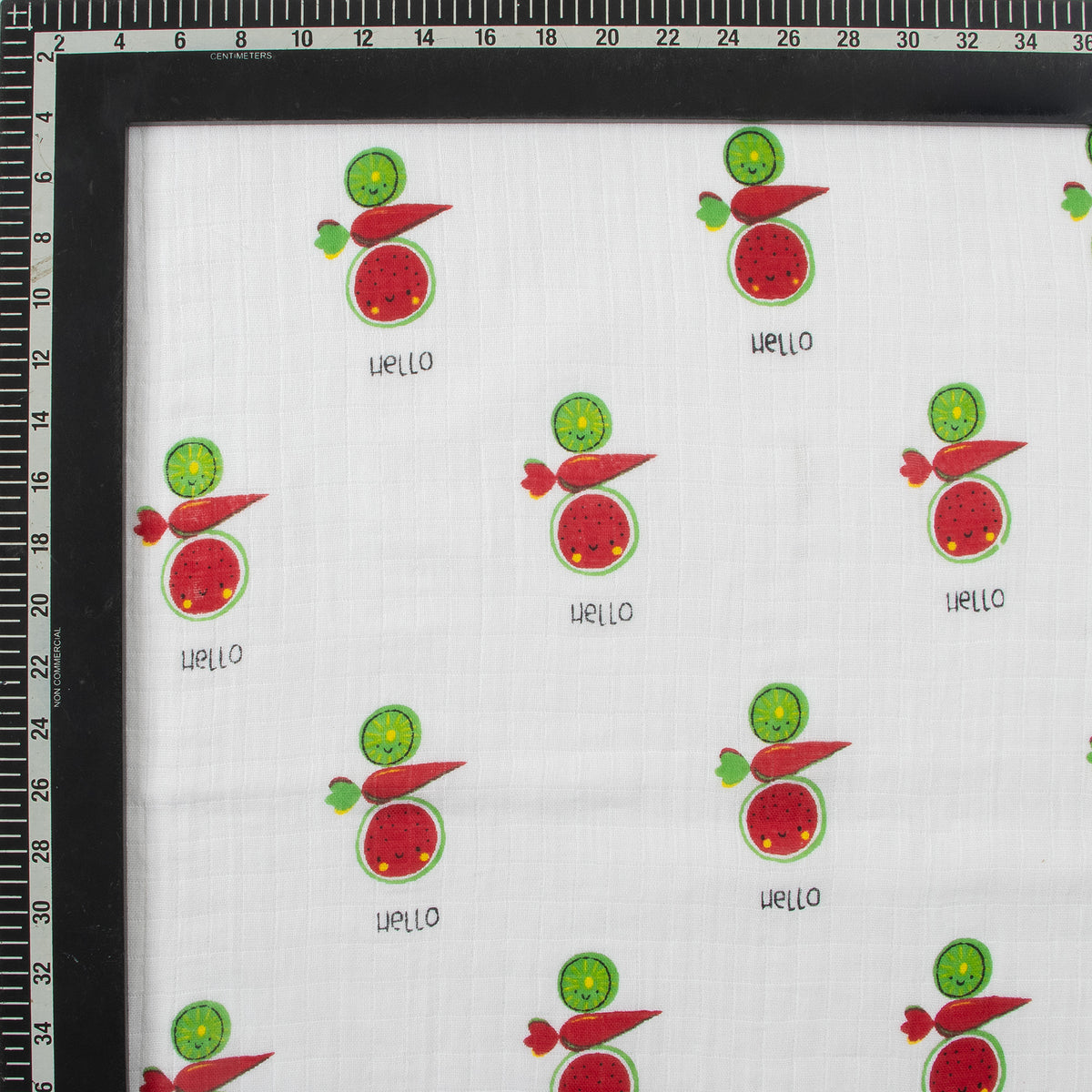 Watermelon &amp; Fruit Printed Muslin Baby Swaddle Wrap
