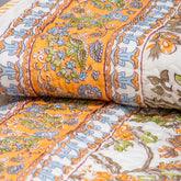 Machine Cotton Quilt Blanket Stunning Floral 