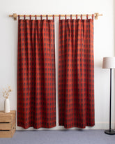 Marigold Block Printed Organic Cotton Curtains