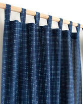 Mini Checks Indian Block Print Livingroom Curtains 