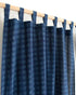 Mini Checks Indian Block Print Livingroom Curtains 