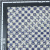 Modern Blue Circle Kashish Hand Block Print Fabric